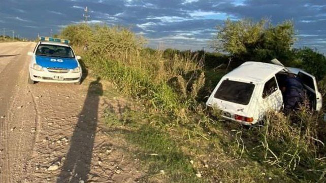 Un auto despistó en Viale.