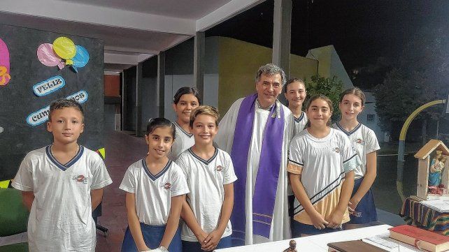 Festejos. El domingo por la tarde la comunidad educativa participó de las celebraciones programadas por los 88 años de la presencia salesiana en la ciudad.