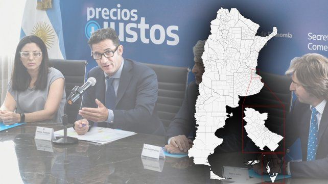 En el mapa, el área del país que será beneficiada con el programa