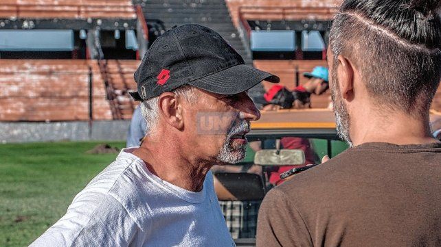 Pablo Chapado, dirigente de Patronato, dio detalles de la obra iniciada.