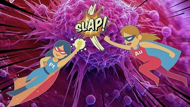 Portada. De la revista Chemistry: A European Journal que destaca por su relevancia investigación sobre cáncer de mama triple negativo. Portada. De la revista Chemistry: A European Journal que destaca por su relevancia investigación sobre cáncer de mama triple negativo.