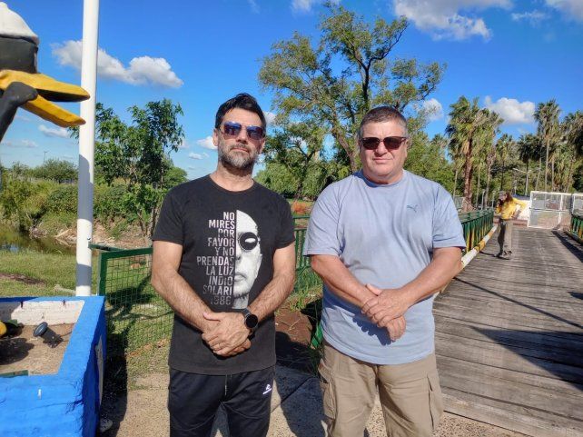 El secretario de Planificación e Infraestructura, Eduardo Loréfice, y el tesorero de la institución, Horacio Belatti hablaron de la situación. El secretario de Planificación e Infraestructura, Eduardo Loréfice, y el tesorero de la institución, Horacio Belatti hablaron de la situación.