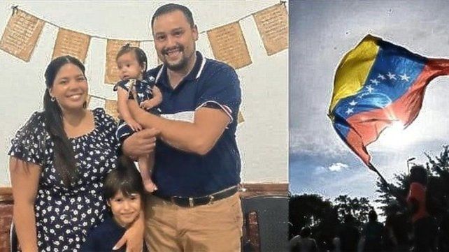 Francis y Abel son venezolanos que viven en Paraná, donde tuvieron dos hijos Francis y Abel son venezolanos que viven en Paraná, donde tuvieron dos hijos