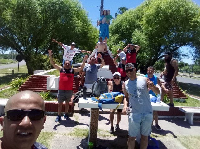 Promesa cumplida para Palermo luego de sentirse campeones e ir hasta La Virgen