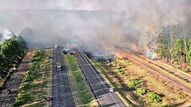 Múltiples incendios en Concordia. Múltiples incendios en Concordia.