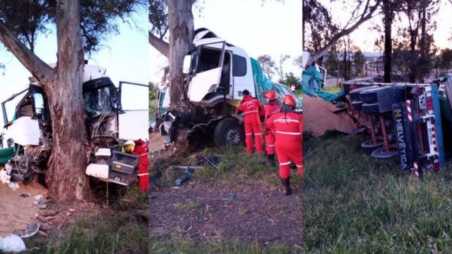 Impactante choque en la ruta cerca de Villa Elisa. Impactante choque en la ruta cerca de Villa Elisa.
