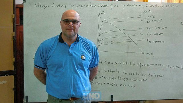 José Luis Bonello estuvo a cargo del proyecto Trituradora de PVC