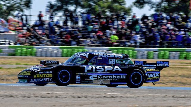 Julián Santero con el uno en Viedma. Julián Santero con el uno en Viedma.