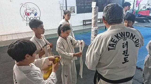 La escuela de Taekwon-Do Passeu Do Kwan. La escuela de Taekwon-Do Passeu Do Kwan.