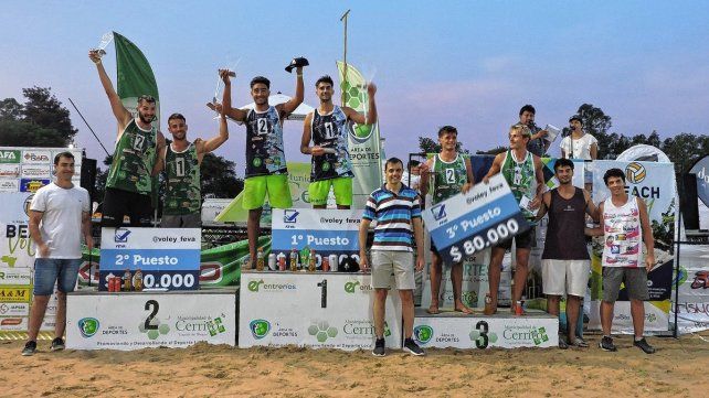 El entrerriano Julián Azaad festejó en Cerrito. El entrerriano Julián Azaad festejó en Cerrito.