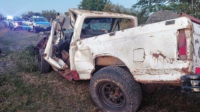 En la camioneta iban tres hombres. Ninguno quiso ser atendido por los médicos. En la camioneta iban tres hombres. Ninguno quiso ser atendido por los médicos.