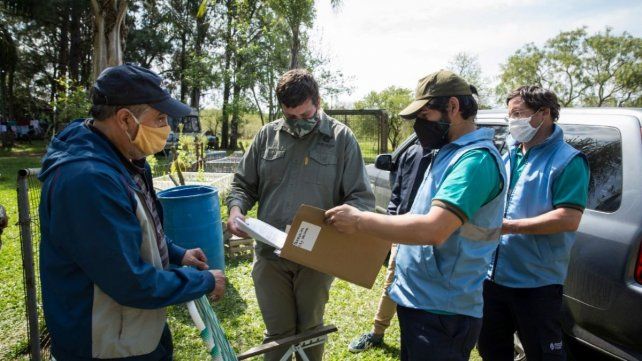 Las fotos en Concordia y Paraná fueron tomadas por el equipo del Ministerio de Ambiente de la Nación.