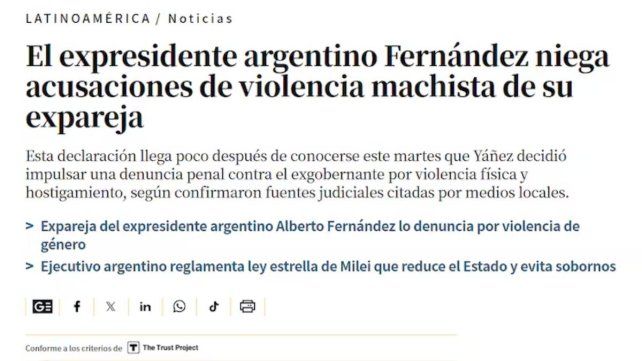 La nota del diario El Comercio. La nota del diario El Comercio.