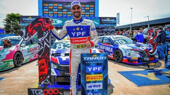 Facundo Ardusso con su primera pole position del año. Facundo Ardusso con su primera pole position del año.