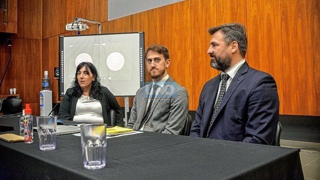 Yedro, Badano y Ramírez Montrull -de izq. a der.-, el trío de fiscales del Megajuicio