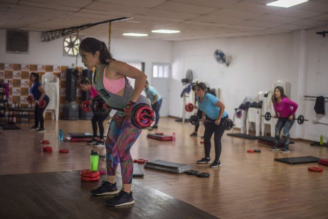 Laura Martino, una de las propietarias, del gimnasio EPEFI donde concurren 450 personas por mes en promedio.