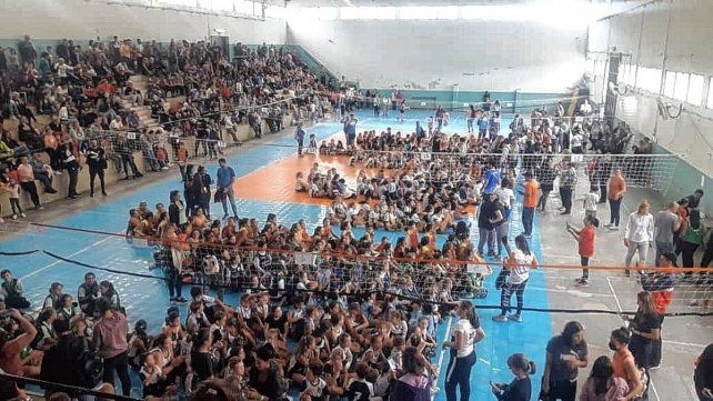 El último fin de semana, la categoría Mini Vóley contó con 480 infancias.