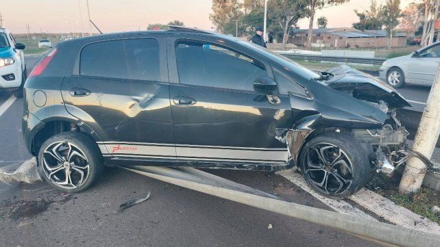 El siniestro vial se registró entre las intersección de la Ruta 12 y 6.