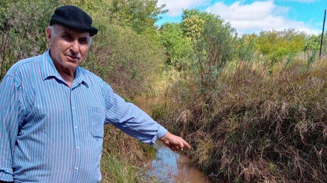 BATALLA. Poca agua y mucha historia en el arroyito que el ramirista Pedrón quiere distinguir.