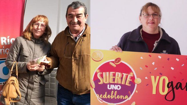 Las ganadoras cobraron 10.000 pesos cada una en Concordia y Paraná.