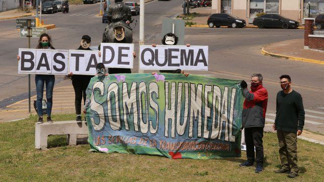 En Victoria, Rosario y Paraná piden por la Ley de Humedales