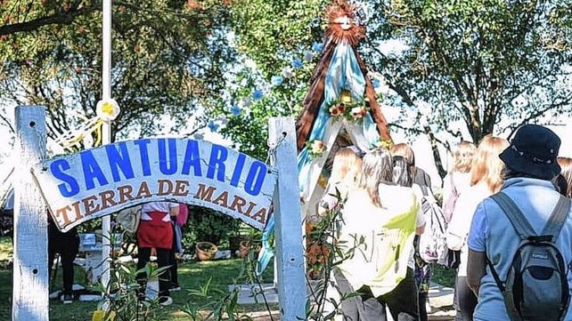 Hasenkamp. La ermita de la Virgen de Schoenstatt es el punto de inicio de la 40º edición de la Peregrinación de los Pueblos.