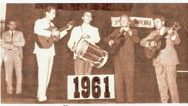 Los Leñeros, en su debut, hace 60 años