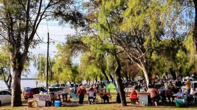 El camping de Villa Urquiza es muy concurrido El camping de Villa Urquiza es muy concurrido