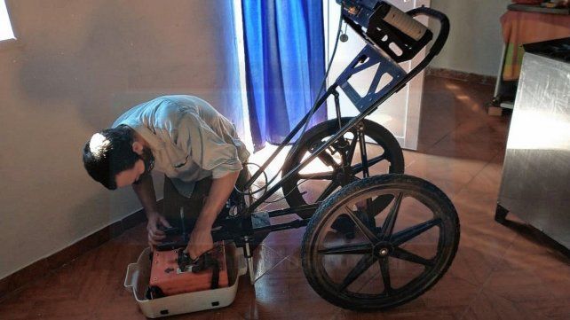 Los forenses utilizaron el georadar para escaner la casa del remisero sospechado de la desaparición de Pinter