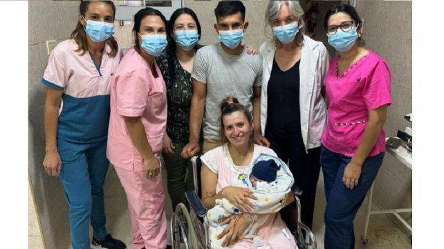 Thomas Alem nació por parto natural a las 0:41 de este domingo 1 de enero en Chajarí.