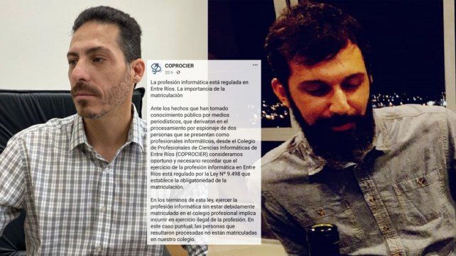 Alexis Lesa y Pablo Palá están procesados en una causa de espionaje. Alexis Lesa y Pablo Palá están procesados en una causa de espionaje.