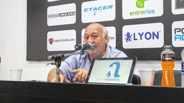 Esteban Quinodoz, presidente en ejercicio del Club Atlético Patronato, explicó la decisión de contratar a Nicolás Albarracín.