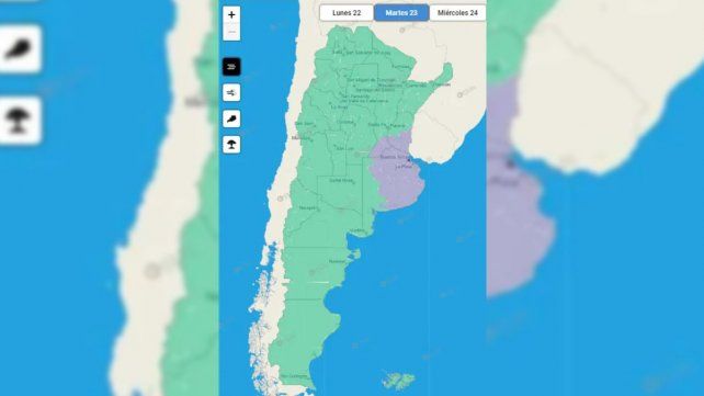 El SMN advirtió neblinas para la región. El SMN advirtió neblinas para la región.