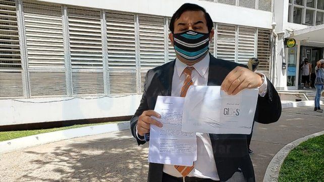 El abogado Amarilla, perjudicado por la presunta estafa, se presentó en Tribunales