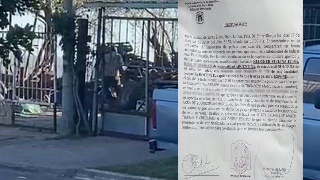 Un hombre de Santa Elena fue denunciado por maltratar a un animal. Un hombre de Santa Elena fue denunciado por maltratar a un animal.