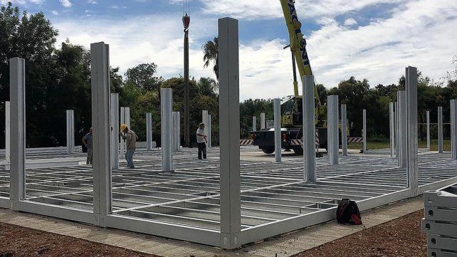 Colón amplía su capacidad de atención con un hospital modular.