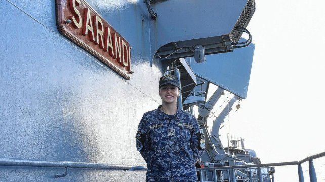 “Siento orgullo de pertenecer a la Armada Argentina”, dijo Antonella González Krenz. “Siento orgullo de pertenecer a la Armada Argentina”, dijo Antonella González Krenz.