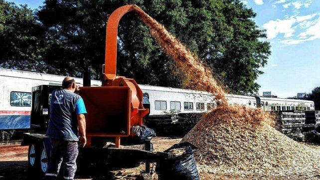 La Municipalidad de Paraná recuperó una chipeadora.