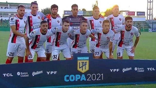 La alineación de Patronato que inició el juego en Florencio Varela