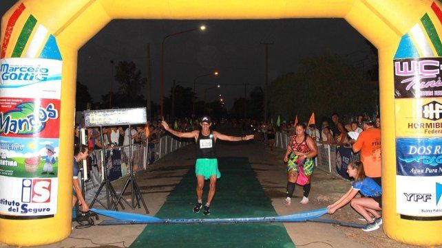 La llegada en la Prueba Atlética del Cachencho en Federal. La llegada en la Prueba Atlética del Cachencho en Federal.