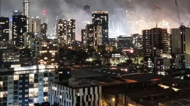 Brisbane recibió el 2022 a las 11 de la mañana de la Argentina