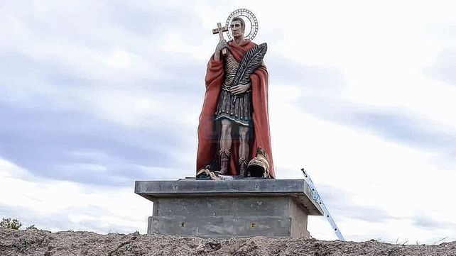 San Expedito. La imagen será entronizada y bendecida este miércoles por la mañana.
