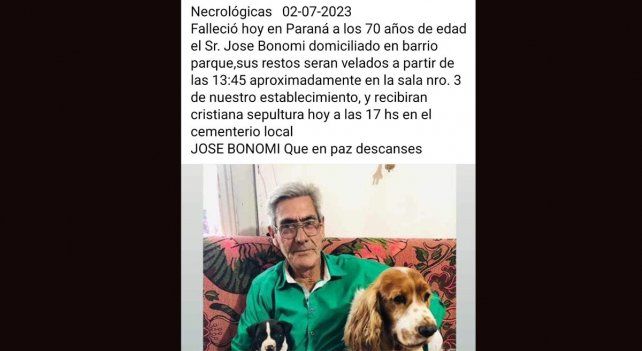 Tras agonizar diez días, falleció el hombre que había impactado su auto contra una alcantarilla