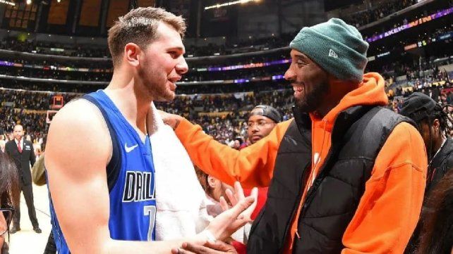 Luka Doncic y Kobe Bryant. Luka Doncic y Kobe Bryant.