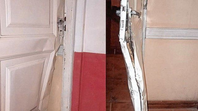 Roturas en el Centro de Salud de Concordia. Roturas en el Centro de Salud de Concordia.