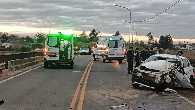 Accidente con heridos en Concordia. Accidente con heridos en Concordia.