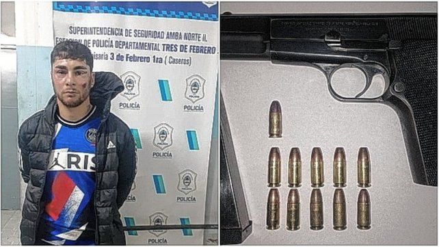 Adrián Ezequiel Cirigliano, ex jugador de River, detenido por el delito de "portación ilegal de arma de guerra" y "violación de domicilio".