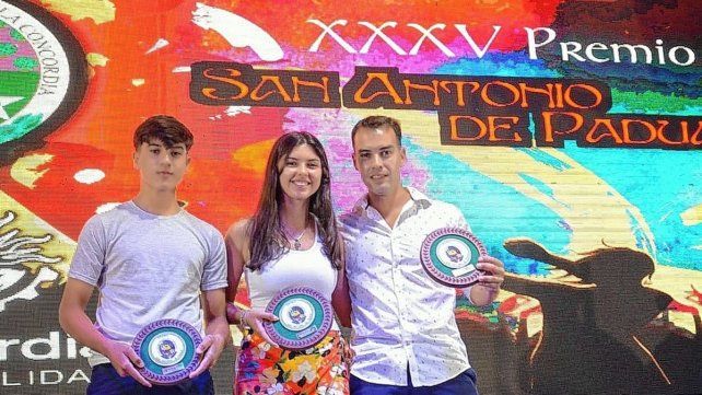 En Concordia se reconoció a los deportistas.