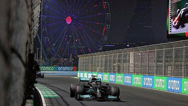 Hamilton fue el mejor en Arabia Saudita.