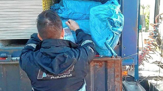 La droga estaba en la carga sin demasiada logística para su ocultamiento. La conexión local de la operación narco desvela a los investigadores.